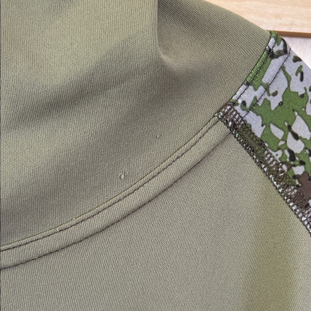 Striker Olive Green Camo Sleeve Hoodie - Picture 4 of 7